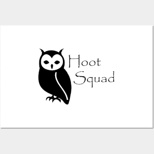 Hoot Squad Logo V3 Posters and Art